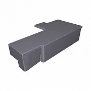 Накладка для двери правая верхняя боковая UNOX KVM2507A для конвекционной печи серии XEFT