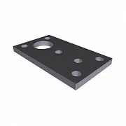 Пластина UNOX 0H2560A0 для крепления петель двери для конвекционных печей серии XBC