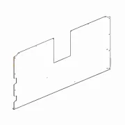 Панель задняя UNOX 0F1310A1 для конвекционной печи серии XVC